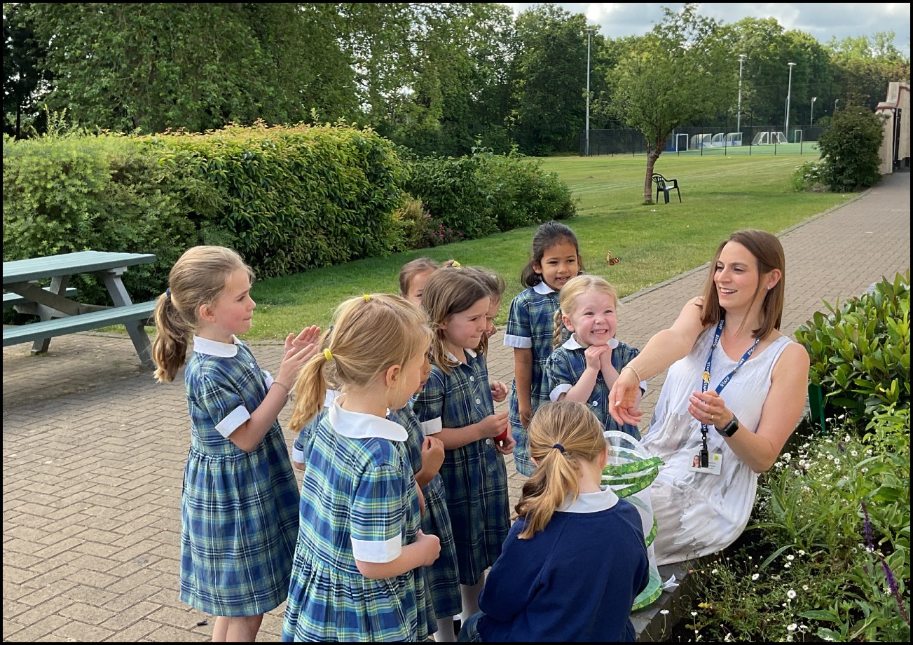 Butterflies Hatch in Reception | Notre Dame School