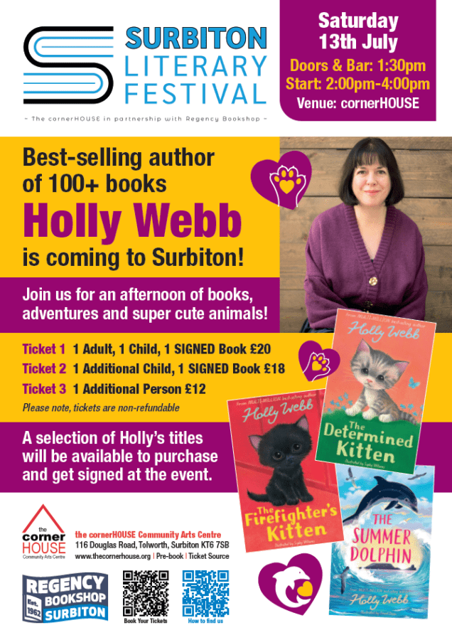 Author Holly Webb Coming to Surbiton