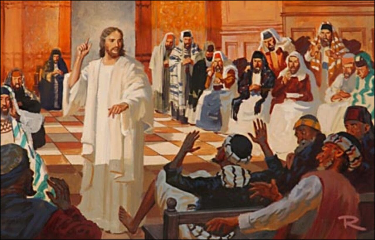 Jesus Teaching in Capernaum