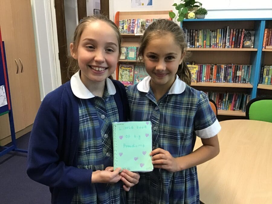 6L have created their very own version of the Little Book of Big Freedoms and gifted it to the Prep Library! 