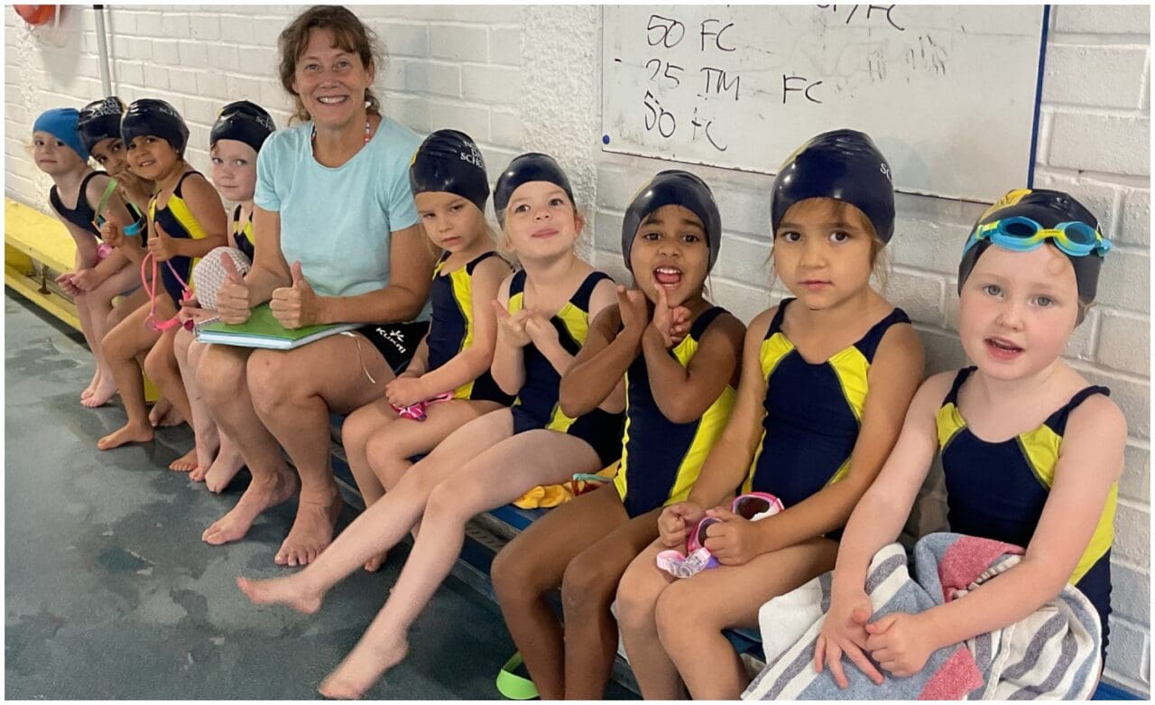 Reception Swimming Lesson