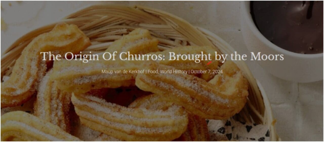 Spanish Corner - The Origins of Churros