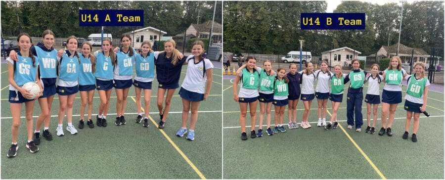 U14 A and b Netball v MHS