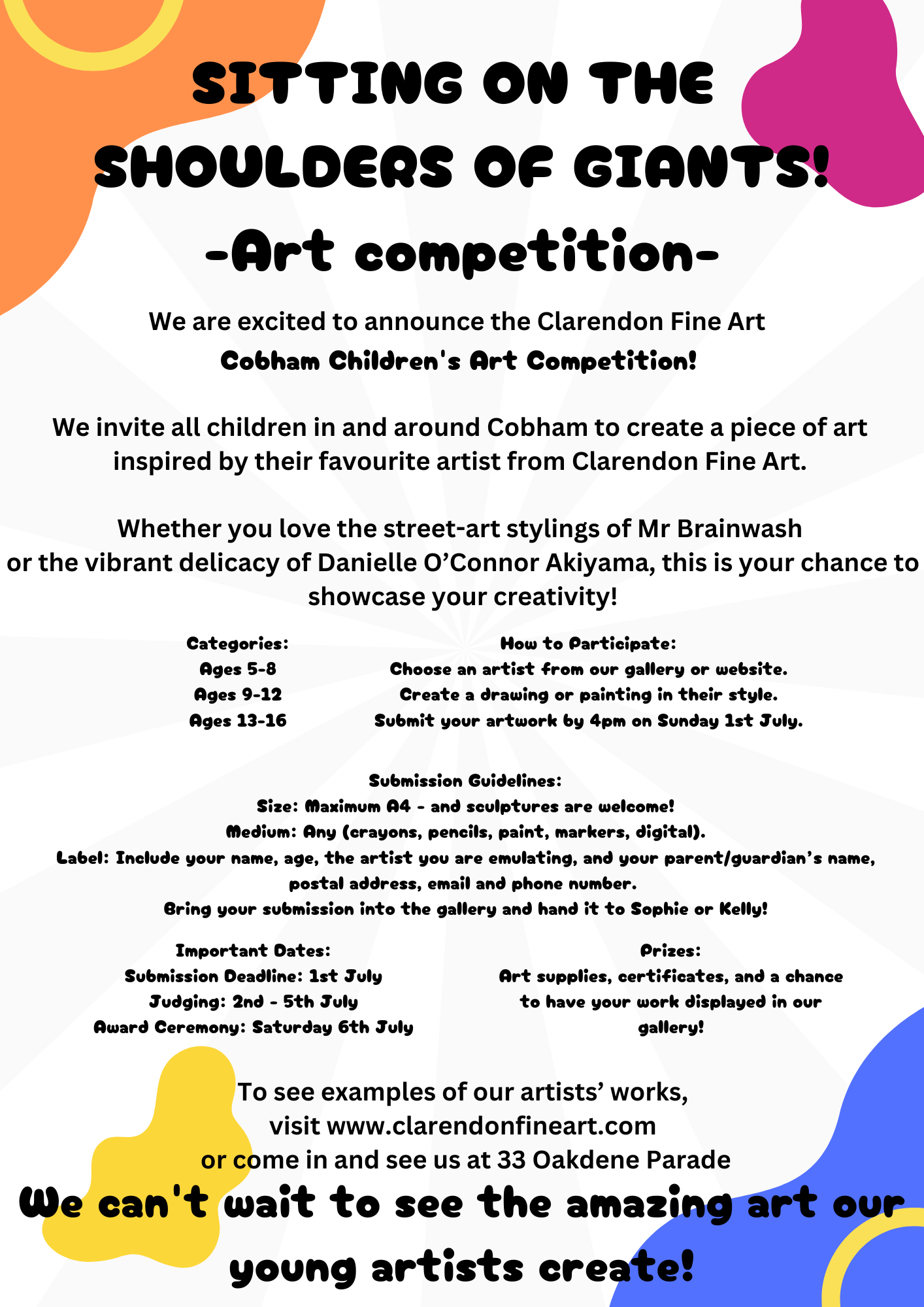 Cobham Children's Art Competition