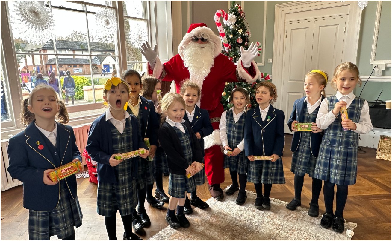 Father Christmas Visits Notre Dame Notre Dame School