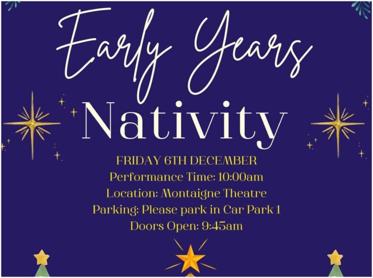 Early Years Nativity Invite