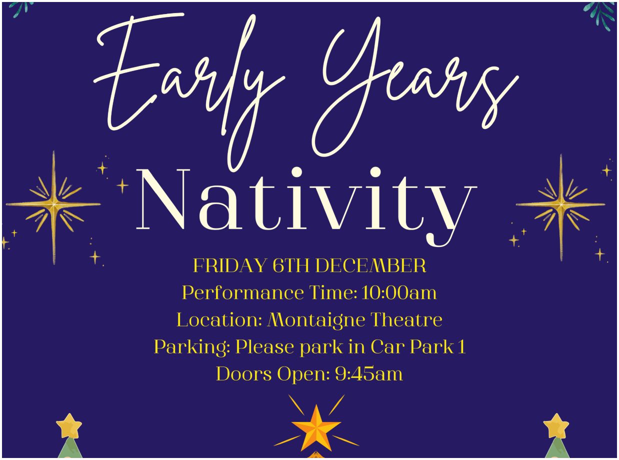 Early Years Nativity Invite