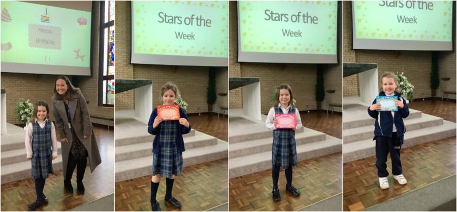 Infant SCARF Certificates and stars of The Week Feb 10