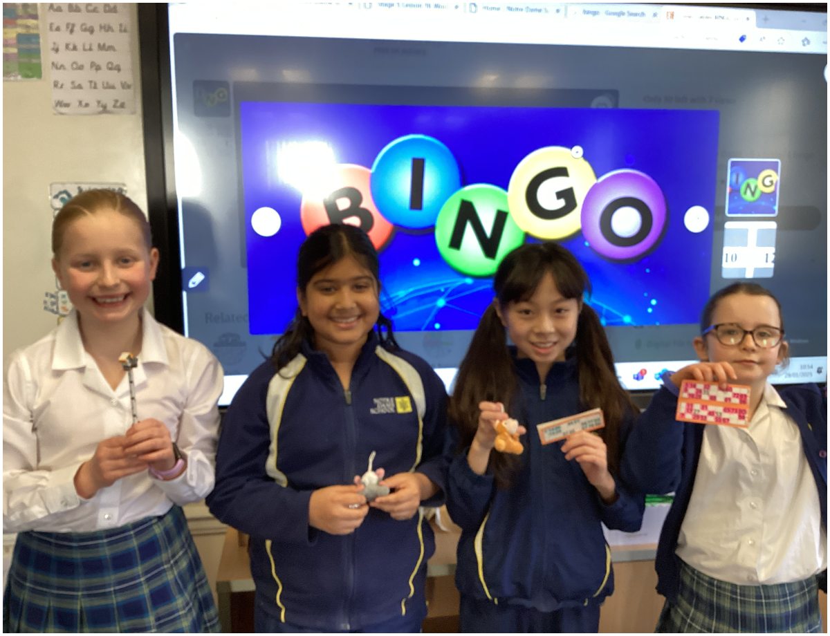 KS2 Maths Ambassadors - BINGO