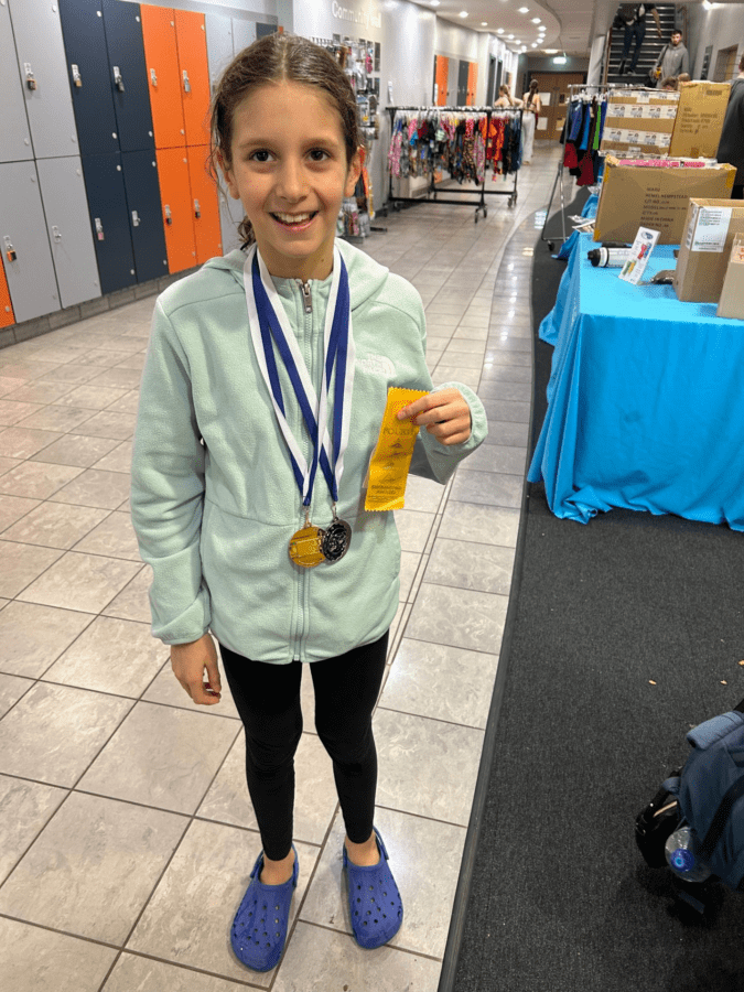 Lydia - Swimming Medals