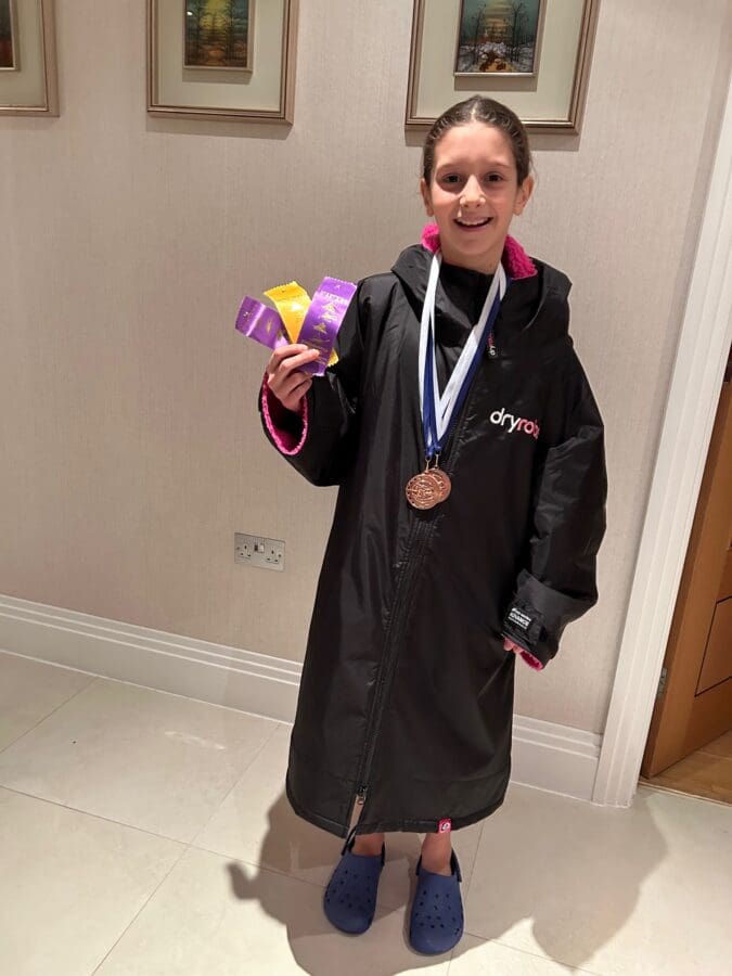 Lydia M - Swimming Medals Jan 2025.