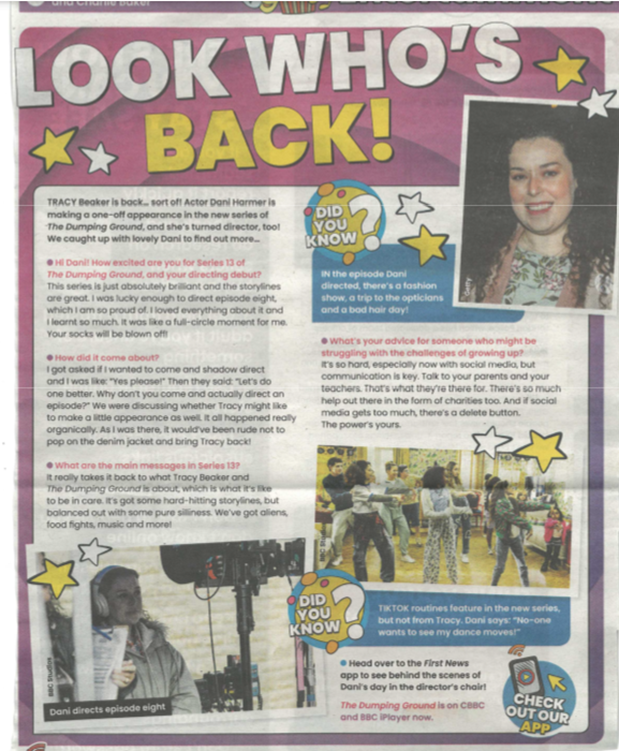 Senior Library - Tracy Beaker Article