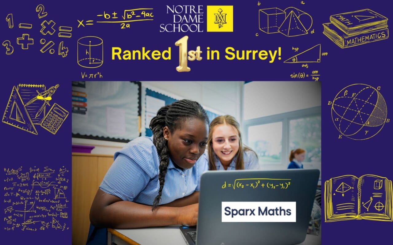 Sparx Maths Ranked 1st in Surrey