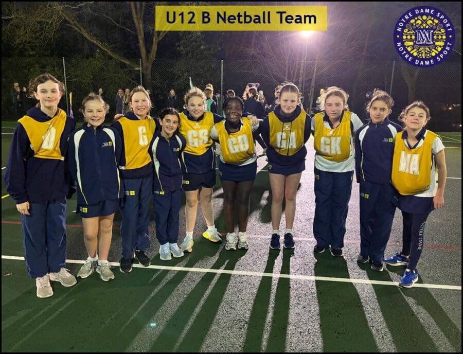 Sports Posts - U12B Netball Team v Claremont