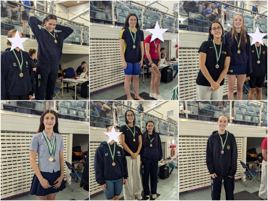 Swimming individual Medals at ACS Competition