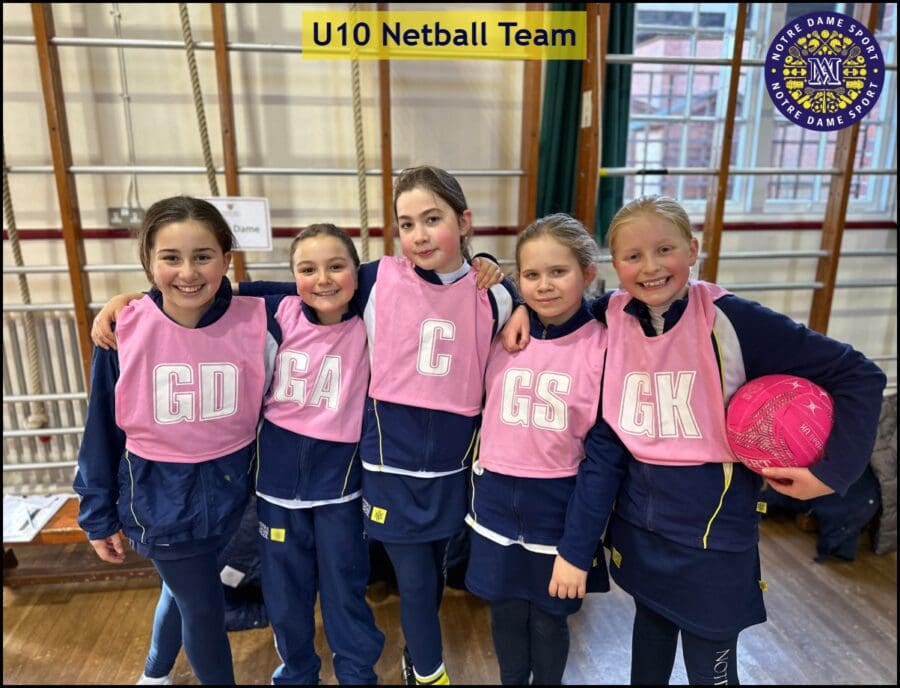 U10 Netball Team at Rydes Hill Tournament