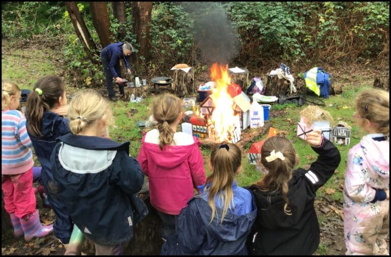 Y2 Great Fire of London - Forest School