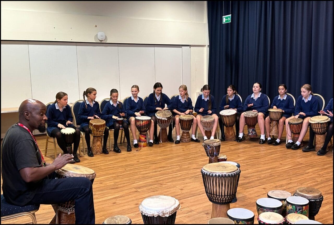 Year 8 African Drumming Workshop - BHM