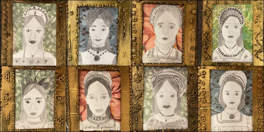 Year 4 Tudor Portraits