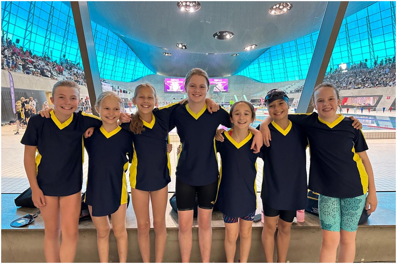 Year 6 Freestyle and Medley Relay Team IAPS Finals 2024