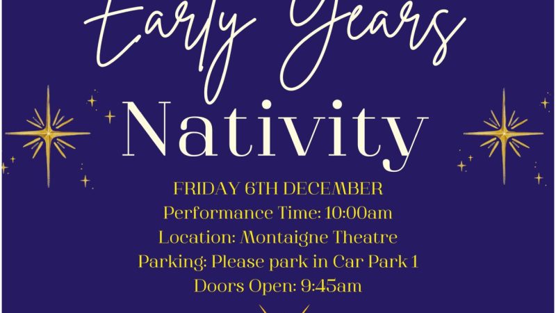 Early Years Nativity Invite