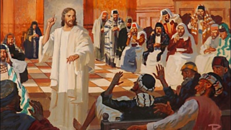 Jesus Teaching in Capernaum