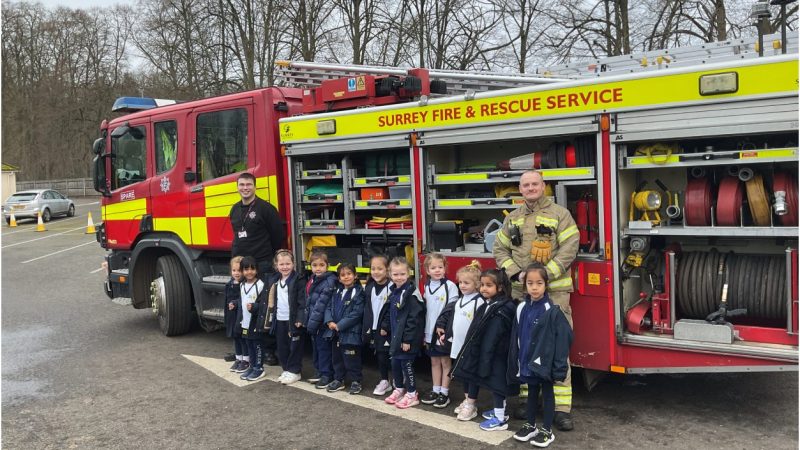 Reception - Firefighters Visit