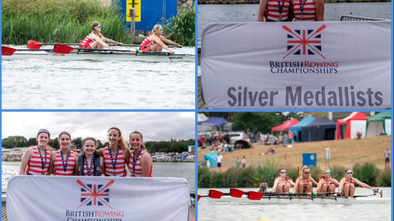 Rowing Medals at British Junior National Championships 2022