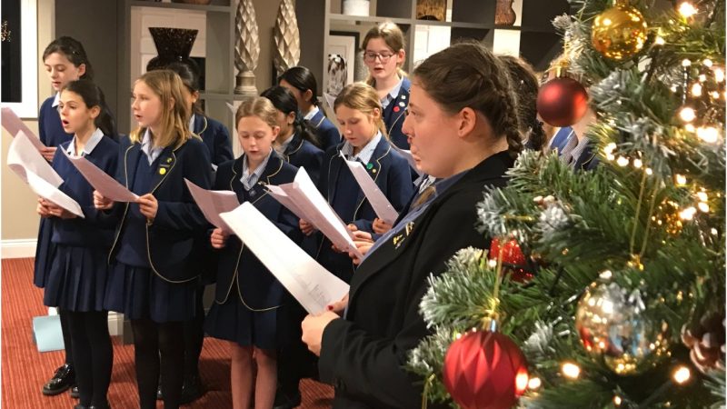 Senior Choir Carol Singing at Burwood Grange Care Home