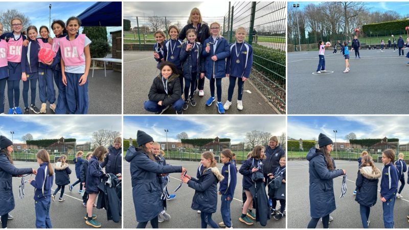 U10 Netball Winners at Danes Hill Tournament