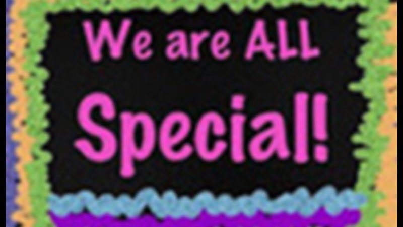 We are Special - Chaplain Corner