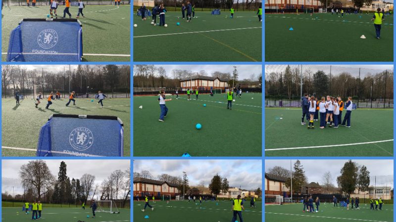 Y 8 and 9 Chelsea Football Training Session