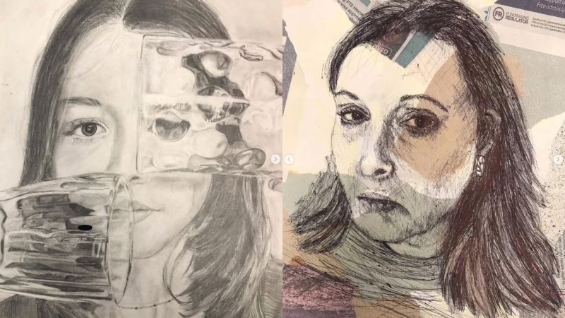 Year 10 Art - Portraits