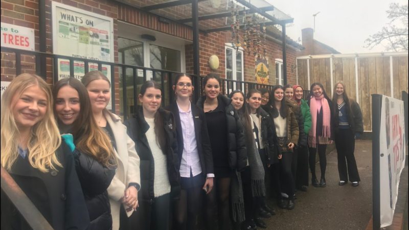 Year 12 Chaplaincy Reps Visit Cherry Trees