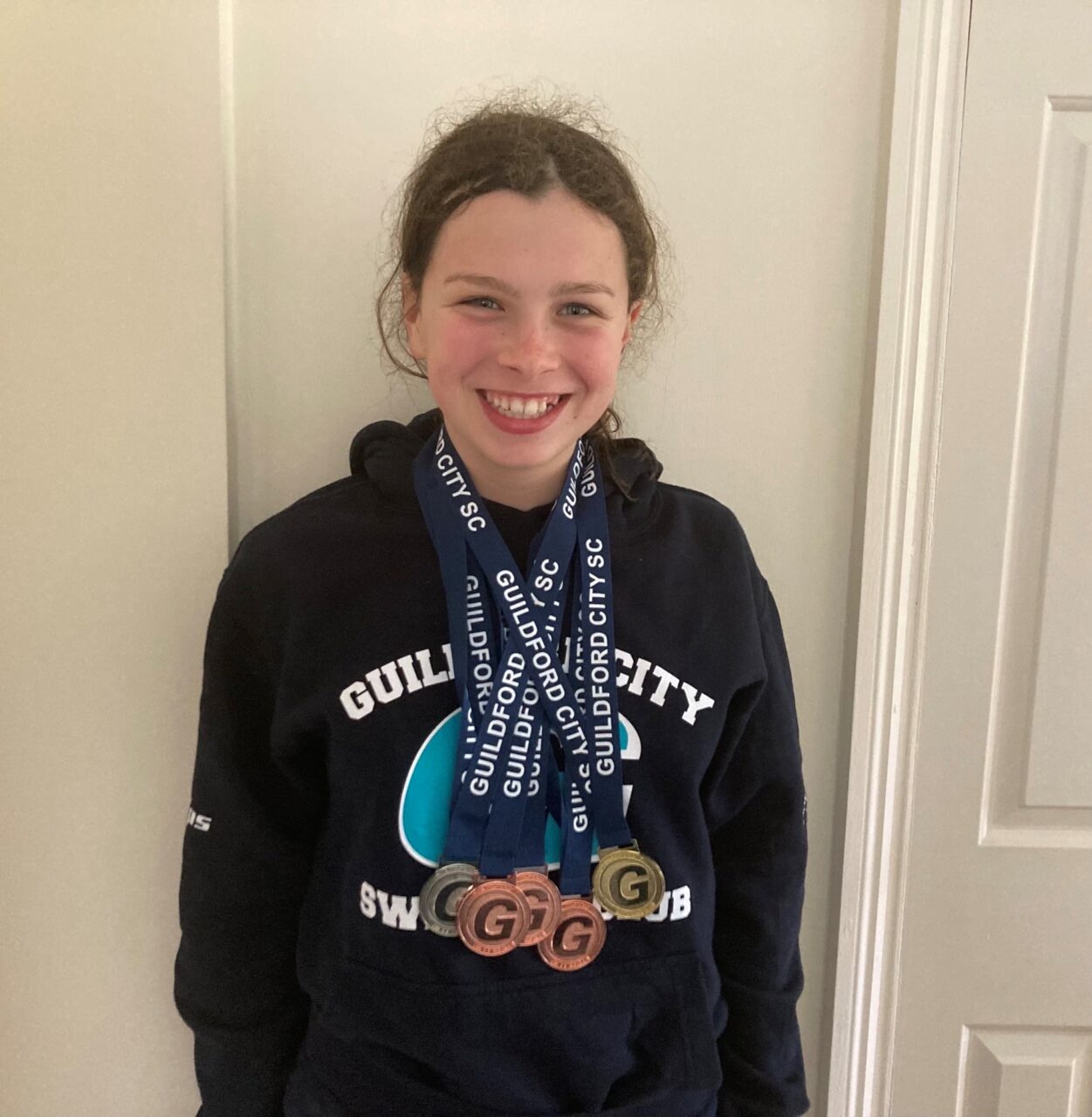 Alex B - Swimming Medals at Guildford City