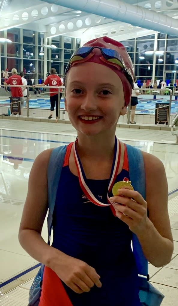 Ana M - Swimming Gold Medal