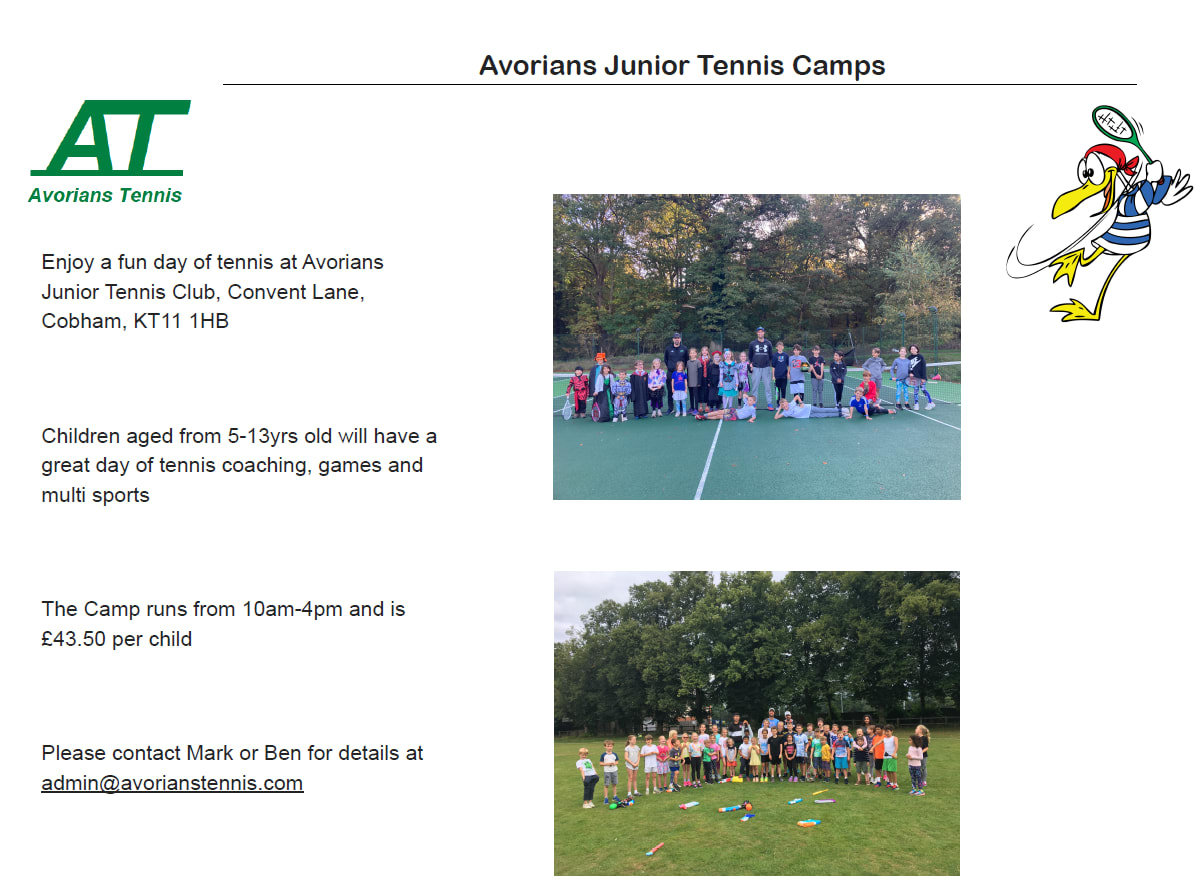 Avorians Junior Tennis Camps