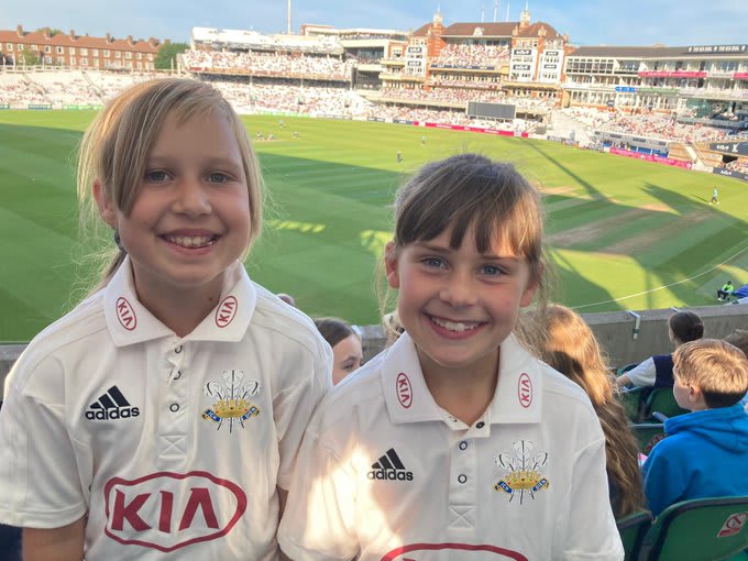 Year 4 Girls Watching Cricket at The Oval