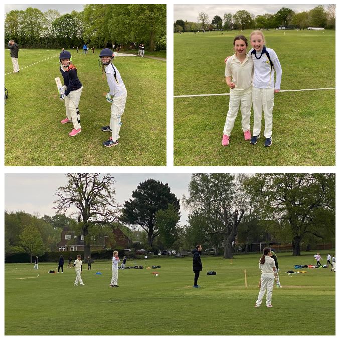 Lucy and Alexandra Stoke D'Abernon Cricket Team