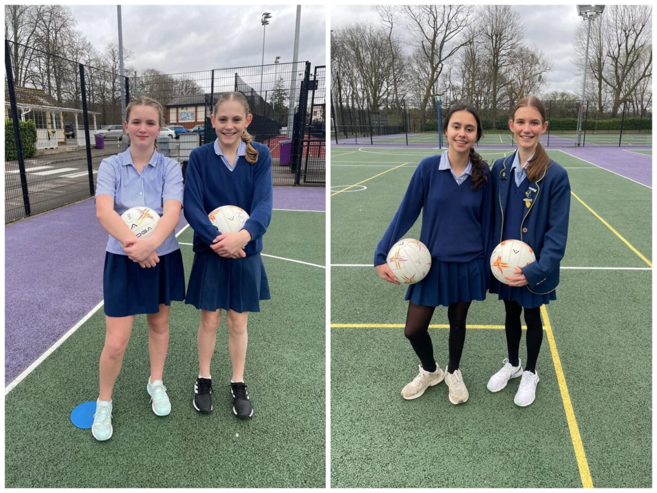 Netball Shooting Competition Finalists