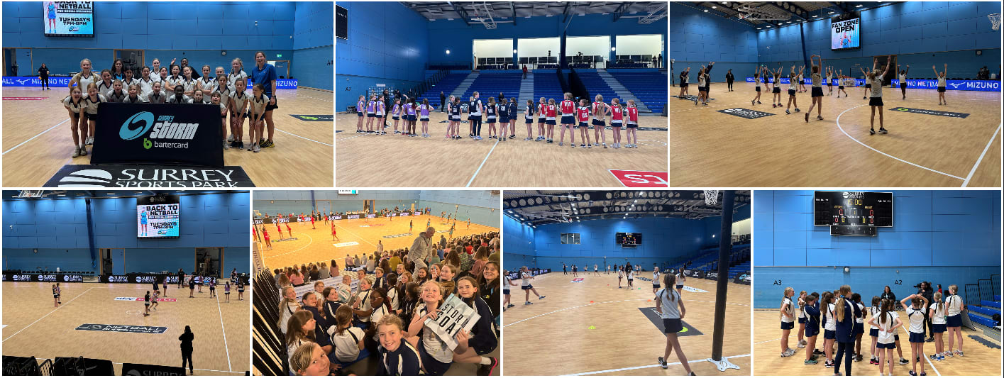 Prep Netball Surrey Storm Training Session and Match