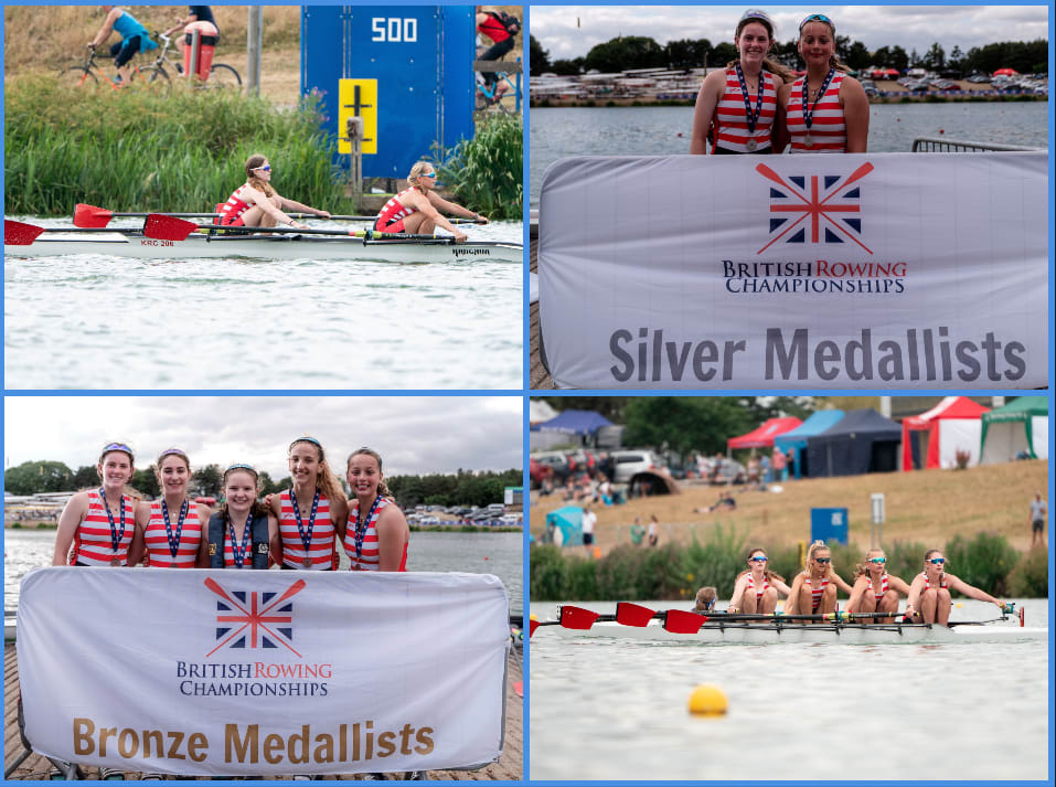 Rowing Medals at British Junior National Championships 2022