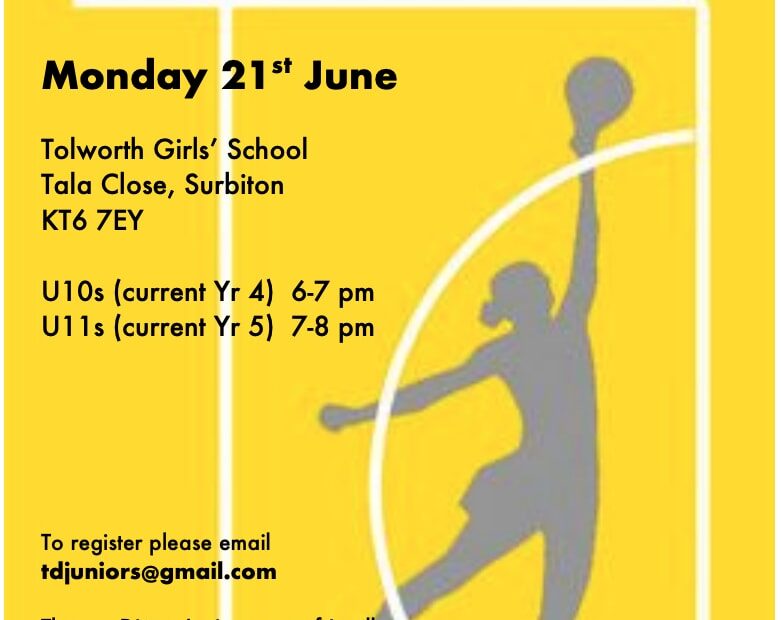 Thames Ditton Junior Netball Trials