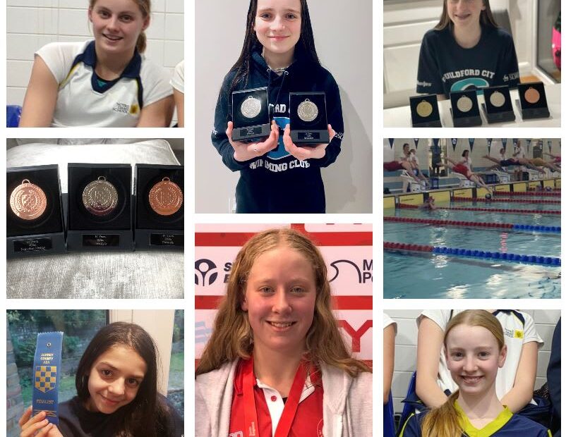 Swimming Success for ND girls at Surrey Championships