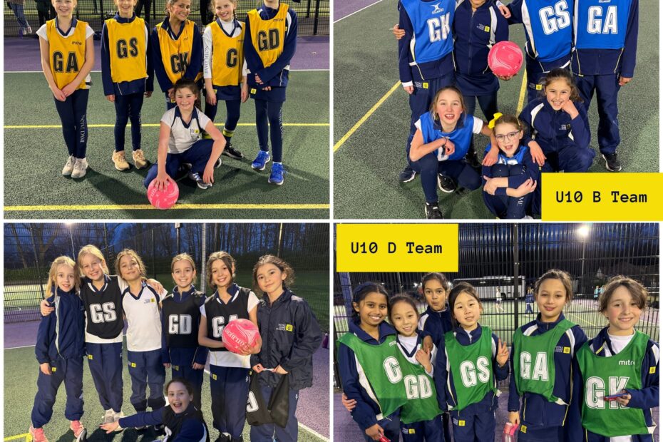 U10 A - D Netball v Tormead