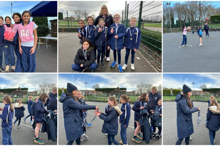 U10 Netball Winners at Danes Hill Tournament