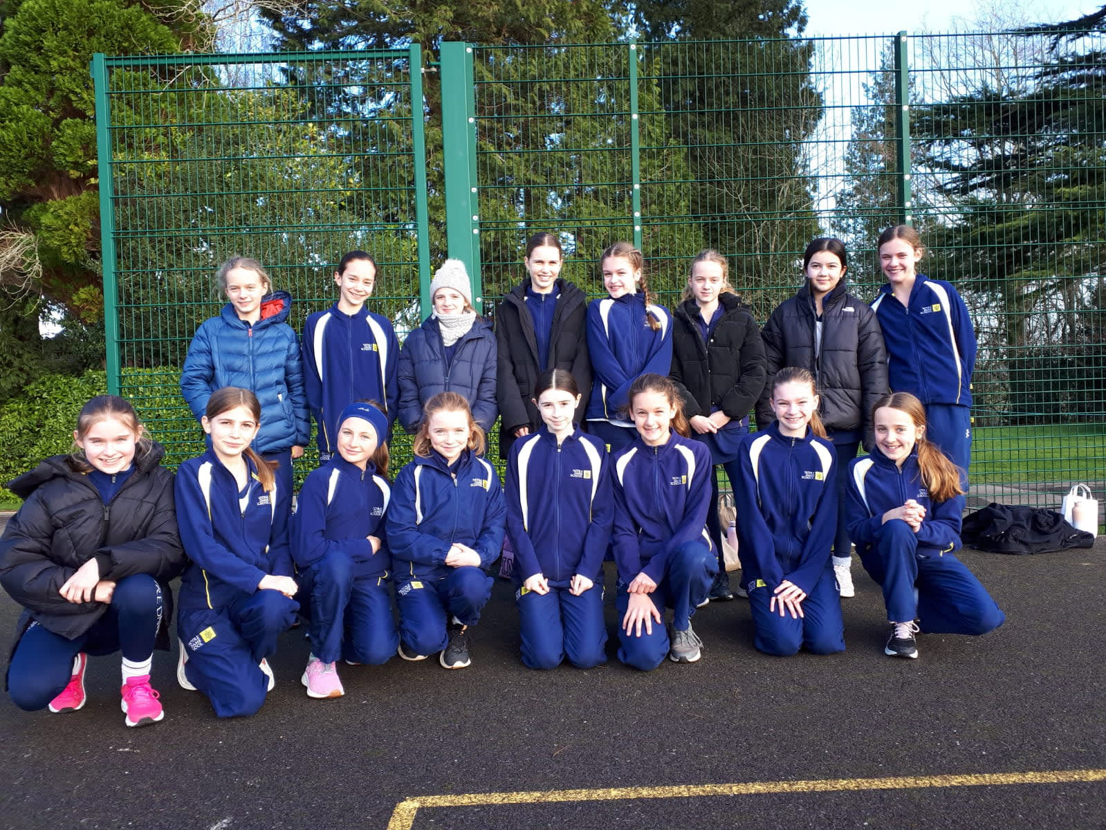 U12 A and B Teams at District Netball Tournament