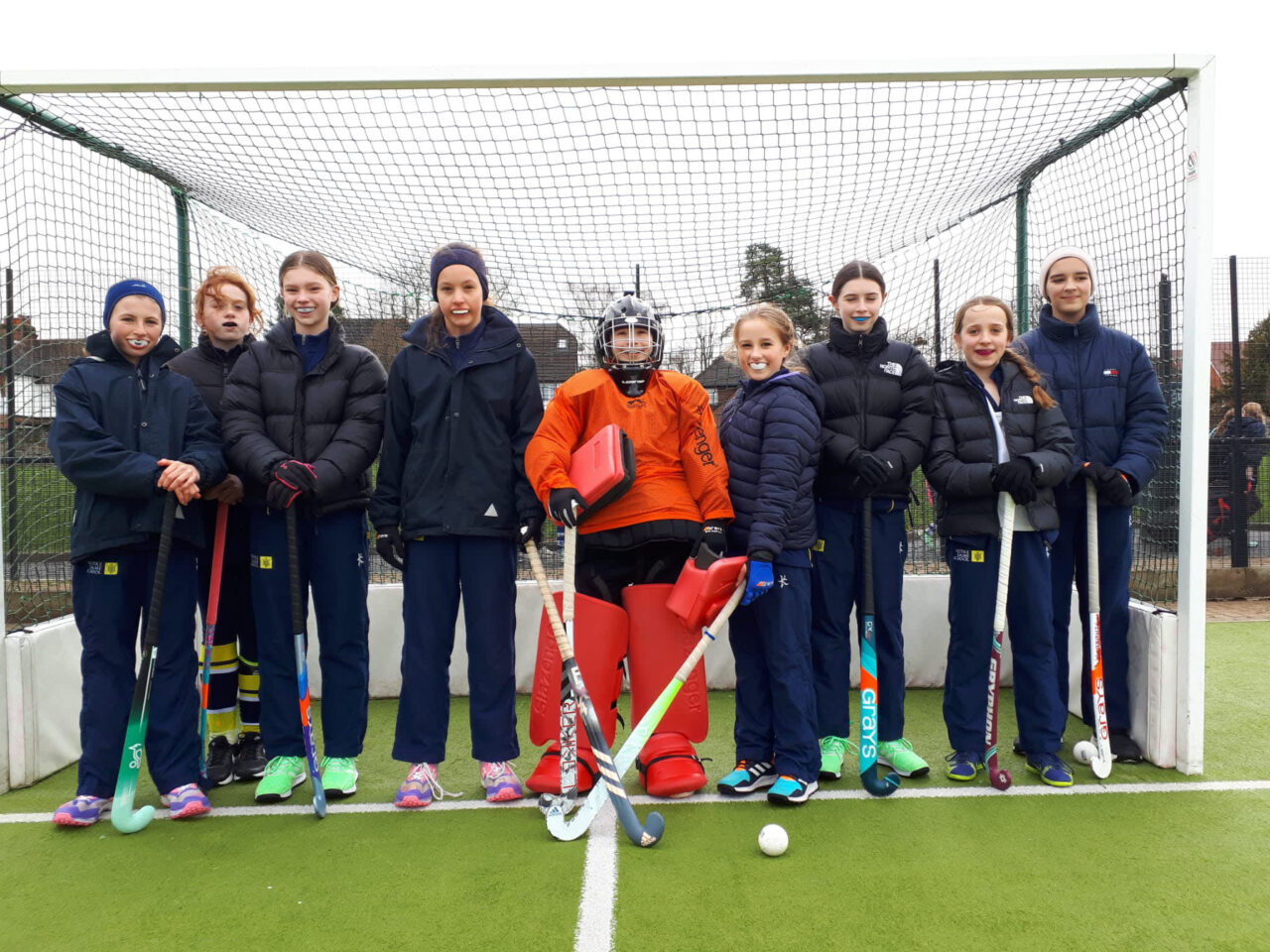 U12 Hockey Team at Surrey Plate Competition