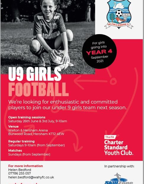 WAHYFC Girls U9 Football